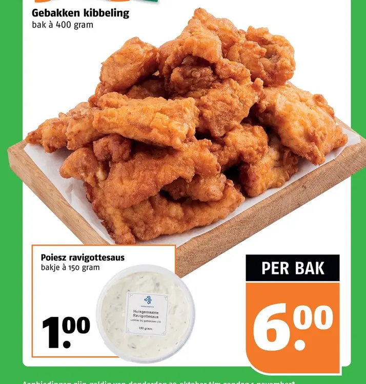 Aanbieding: Gebakken kibbeling