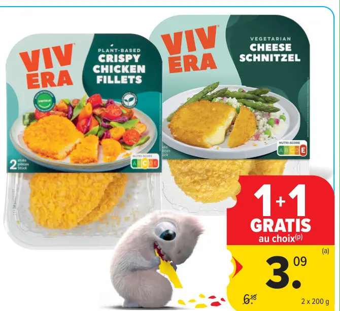 Offre: Produits végétariens et véganes