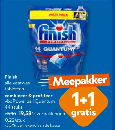 Promotie: Alle vaatwas-tabletten