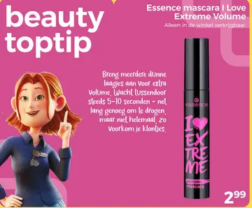 Aanbieding: I EXTREME ME volume mascara