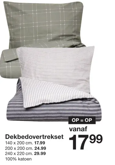 Promotie: Dekbedovertrekset