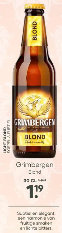 Aanbieding: Grimbergen Blond