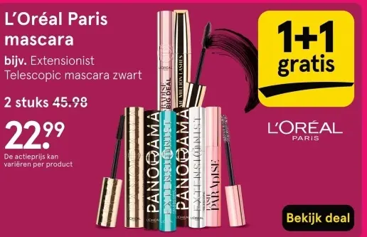 Aanbieding: mascara