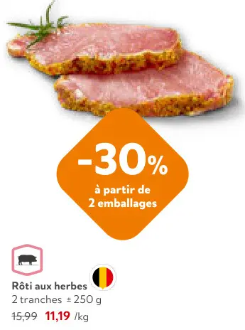 Offre: Rôti aux herbes