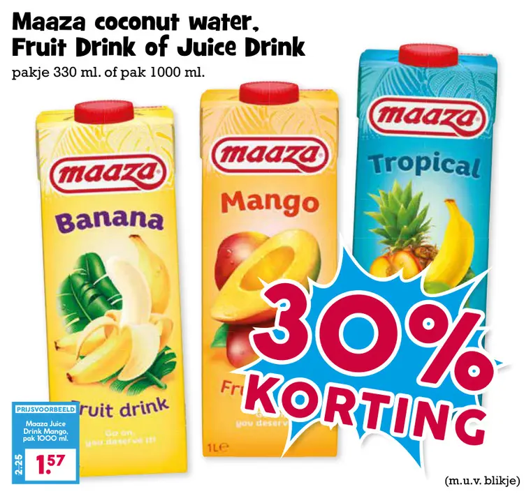 Aanbieding: coconut water, Fruit Drink of Juice Drink