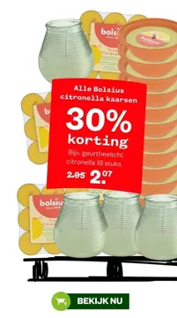 Aanbieding: Alle Bolsius citronella kaarsen