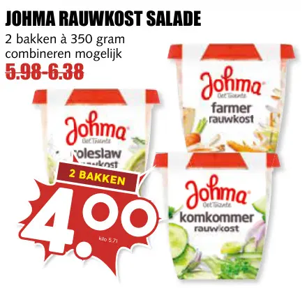 Aanbieding: Rauwkost salade