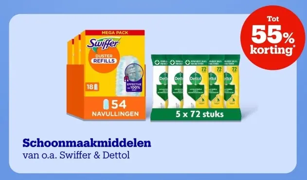 Aanbieding: Schoonmaakmiddelen