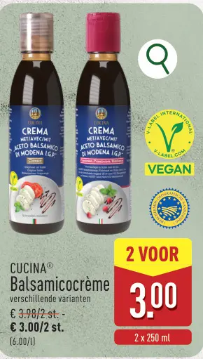 Promotie: CUCINA Balsamicocrème