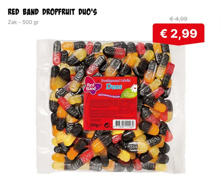 Aanbieding: Dropfruit duo's