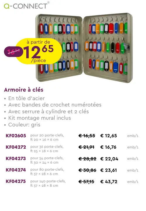 Offre: Armoire à clés