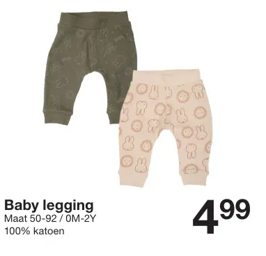 Promotie: Baby legging