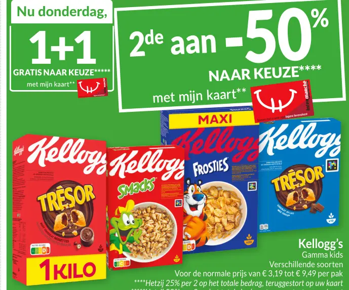 Aanbieding: Kellogg's Gamma kids Verschillende soorten