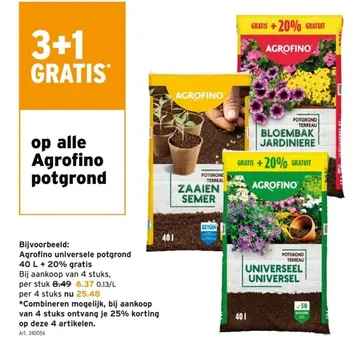 Aanbieding: Agrofino potgrond