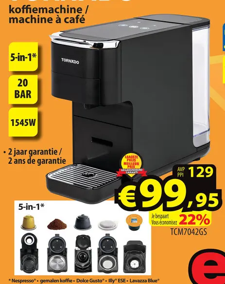Offre: koffiemachine / machine à café