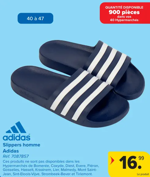Offre: Slippers homme