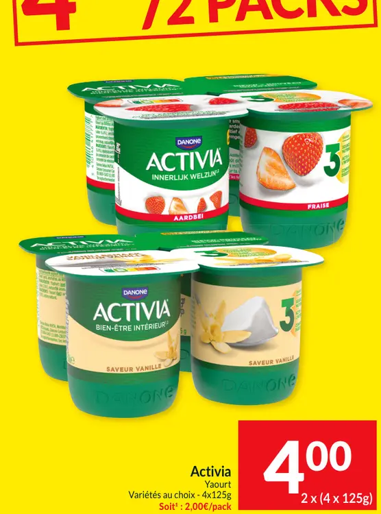 Offre: Activia Yaourt