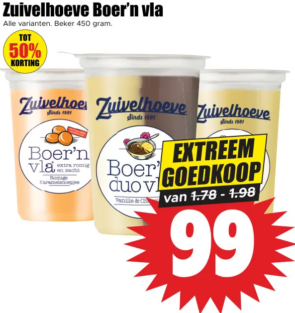 Aanbieding: Boer'n vla