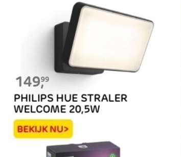 Aanbieding: PHILIPS HUE STRALER WELCOME