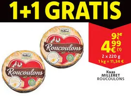 Aanbieding: Kaas MILLERET ROUCOULONS