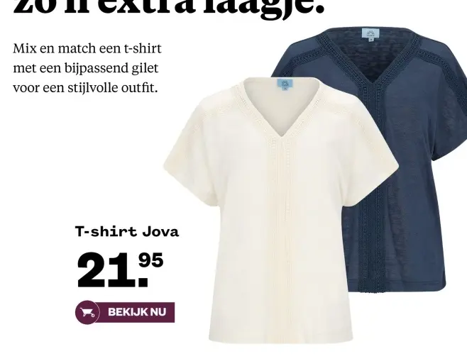 Aanbieding: T-shirt Jova