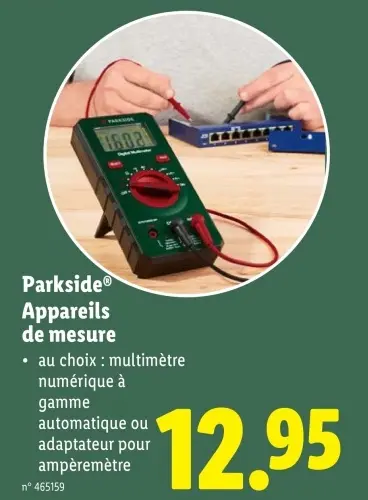 Offre: Appareils de mesure