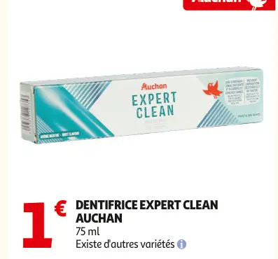 Offre: Dentifrice expert clean