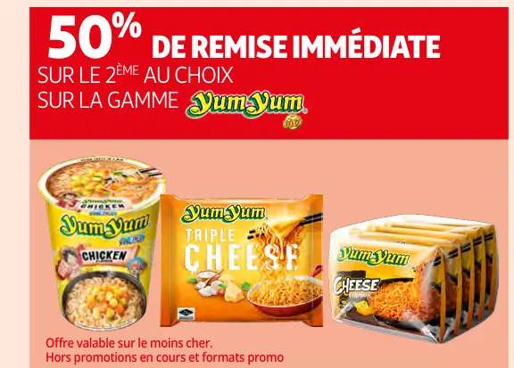 Promotie: Yum Yum Instant Noodles