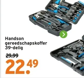 Aanbieding: Handson gereedschapskoffer