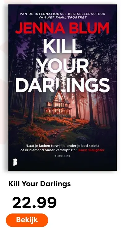 Aanbieding: Jenna Blum Kill Your Darlings