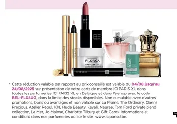 Offre: ICI PARIS XL offer