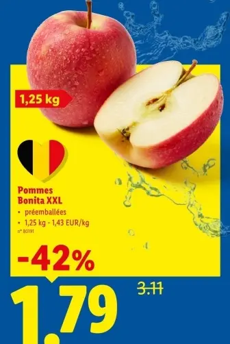 Offre: Pommes Bonita XXL