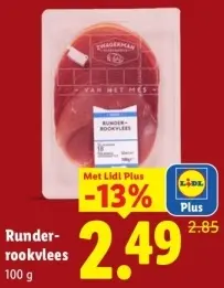 Aanbieding: Runderrookvlees