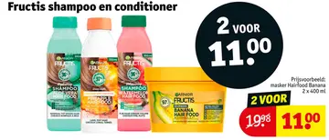 Aanbieding: Fructis shampoo en conditioner