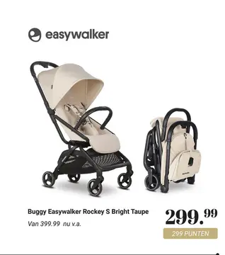 Aanbieding: Buggy Easywalker Rockey S Bright Taupe