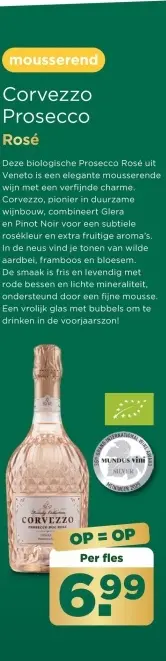 Aanbieding: Corvezzo Prosecco Rosé
