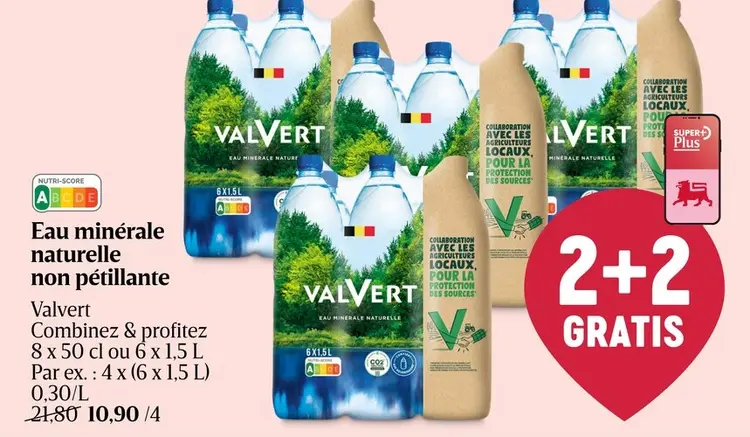 Offre: Eau minérale naturelle non pétillante