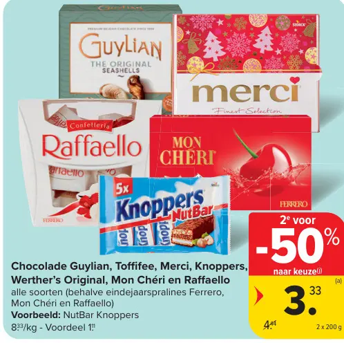 Aanbieding: Diverse chocolade