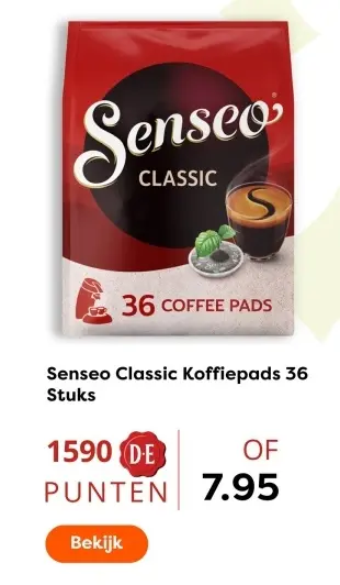 Aanbieding: Classic Koffiepads 36 Stuks