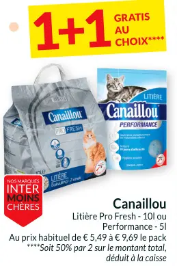 Offre: Litière Pro Fresh ou Performance
