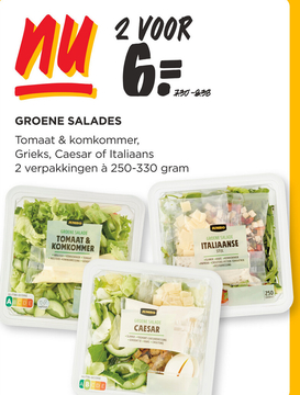 Aanbieding: Groene salades
