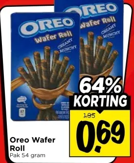 Aanbieding: Oreo Wafer Roll