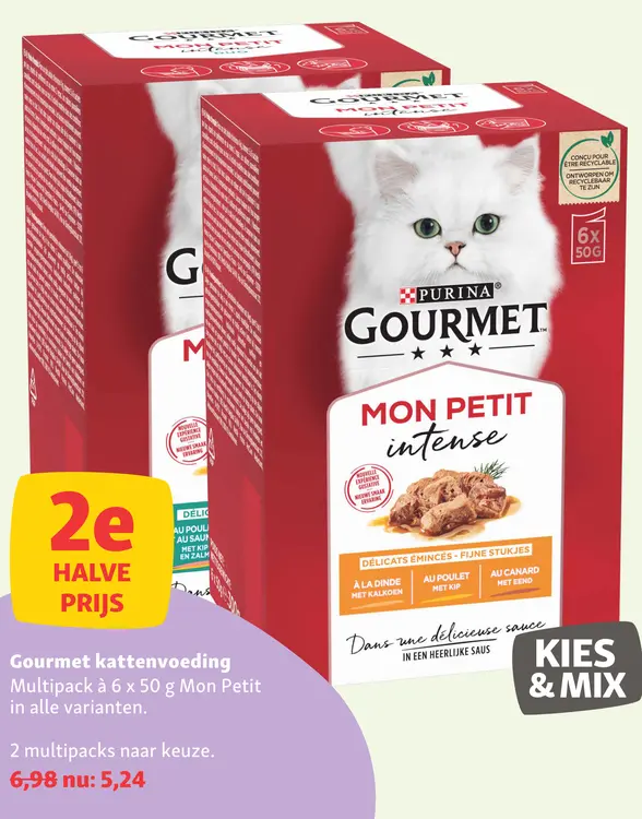 Aanbieding: Gourmet kattenvoeding