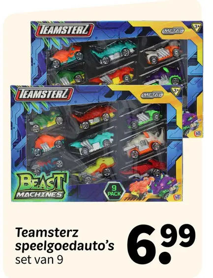 Promotie: Teamsterz speelgoedauto's