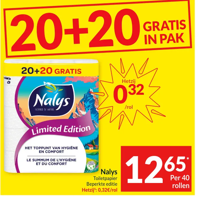 Promotie: Toiletpapier