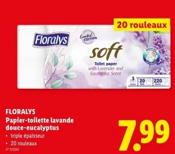 Offre: Papier-toilette lavande douce-eucalyptus