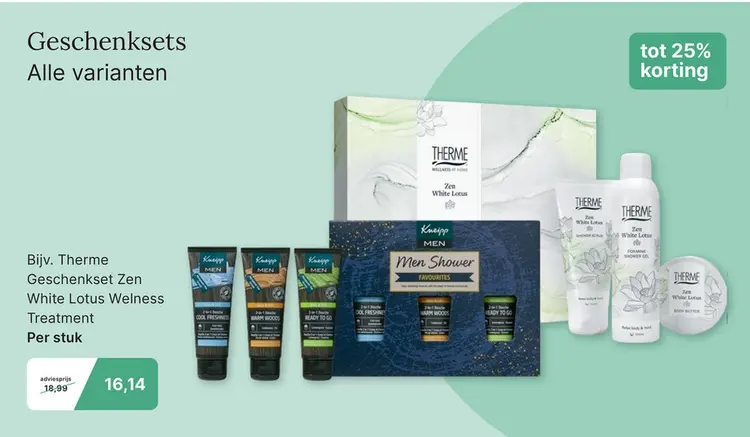 Aanbieding: Geschenksets