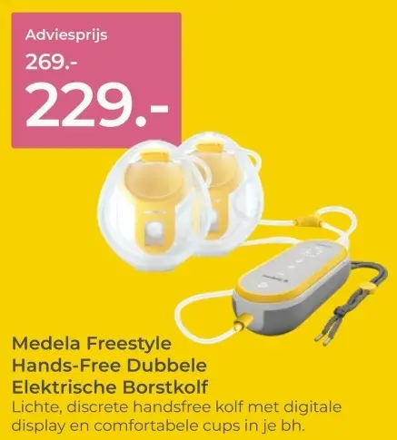 Aanbieding: Freestyle Hands-Free Dubbele Elektrische Bors