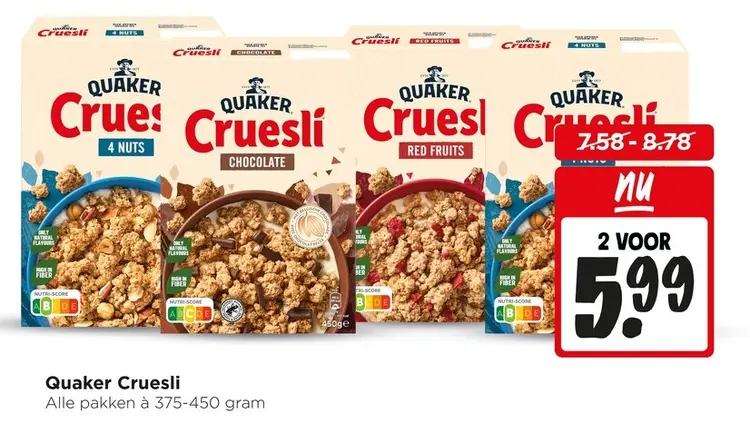 Aanbieding: Cruesli