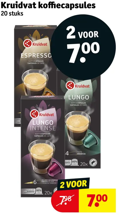 Promotie: Koffiecapsules